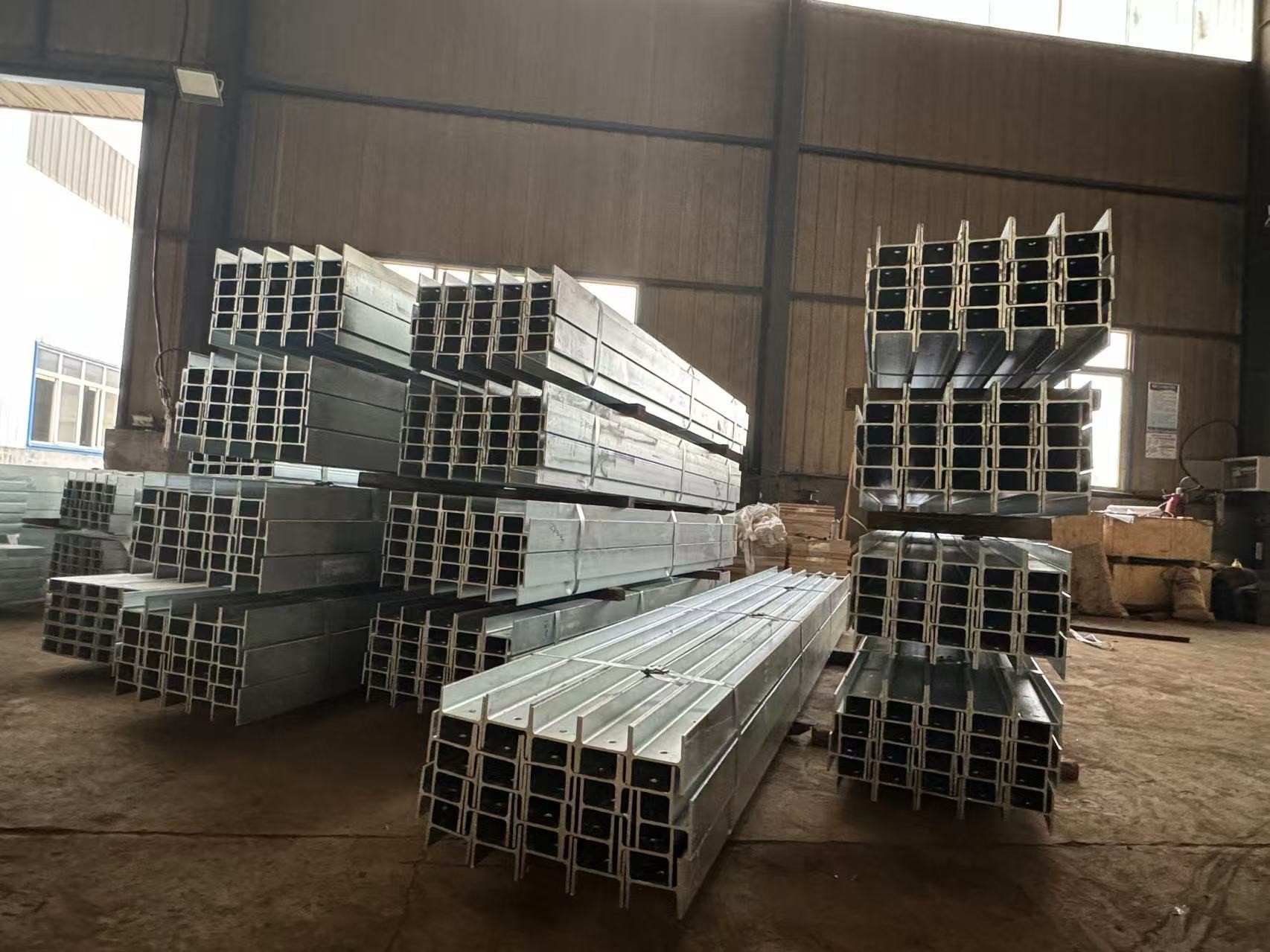 Galvanized H Beam Retaining Wall