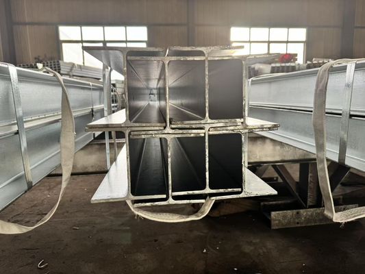 H 빔 강철 구조 열로 굴린 강철 빔 건설에 맞춤형 건물 지원 로드 베어 산업