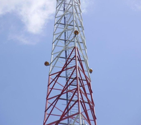 5G 통신 Hot Dip Galvanized Triangle Angle Steel 통신 타워 모바일 네트워크 및 방송 전송에 적합
